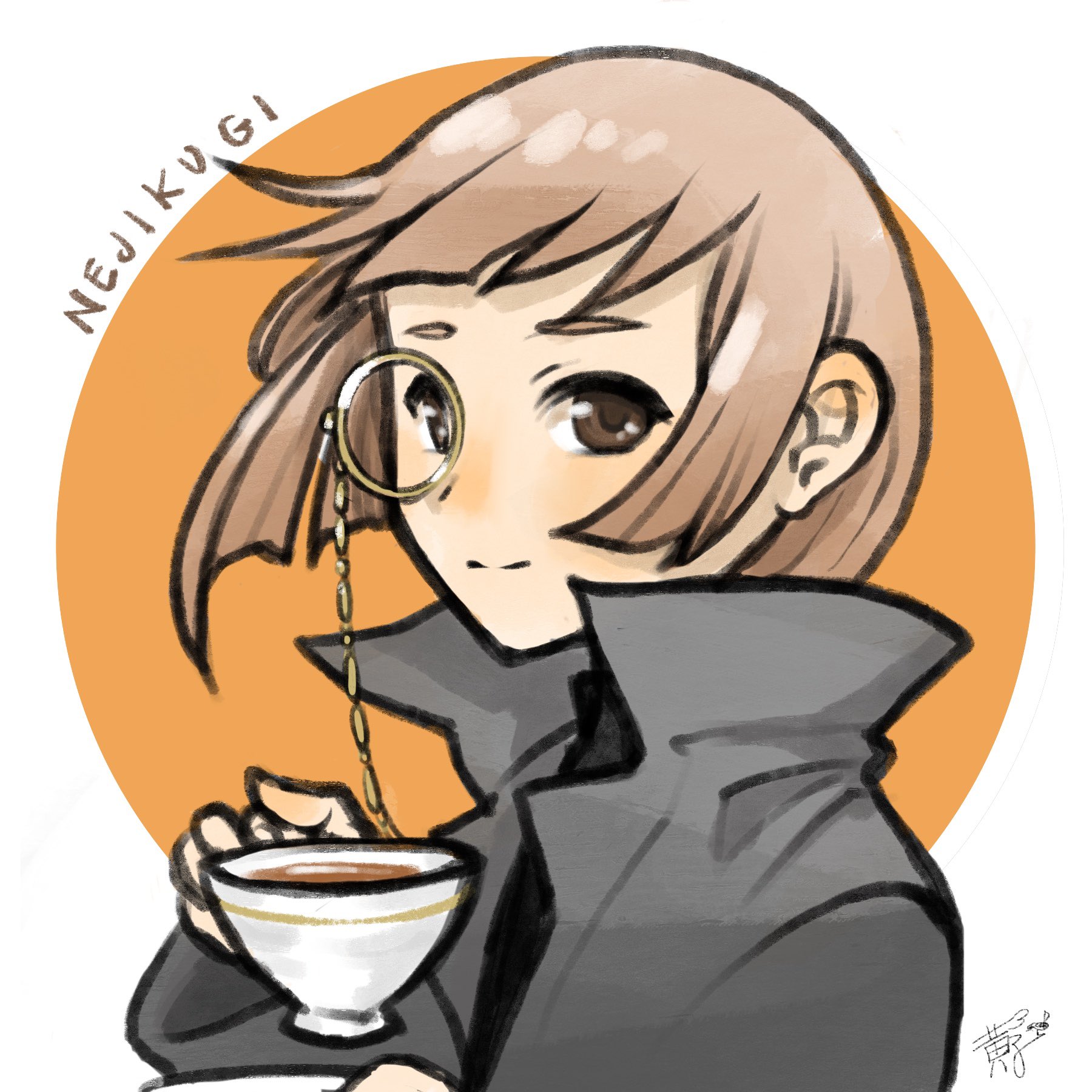 my face drawn by Kokko